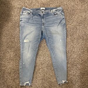 Lane Bryant Light Blue Skinny Jeans. Size 22.